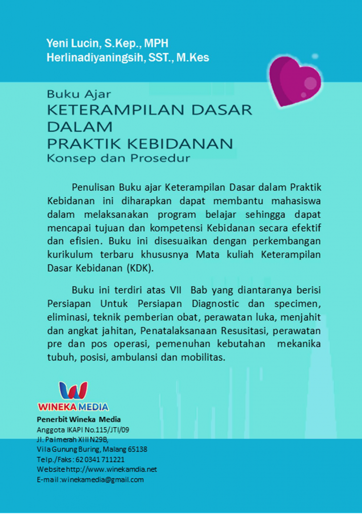 Buku Ajar Keterampilan Dasar Dalam Praktik Kebidanan Konsep Dan Prosedur Winekamedia Net